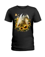 Dragon - Flower - T-Shirt Ladies T-Shirt tile