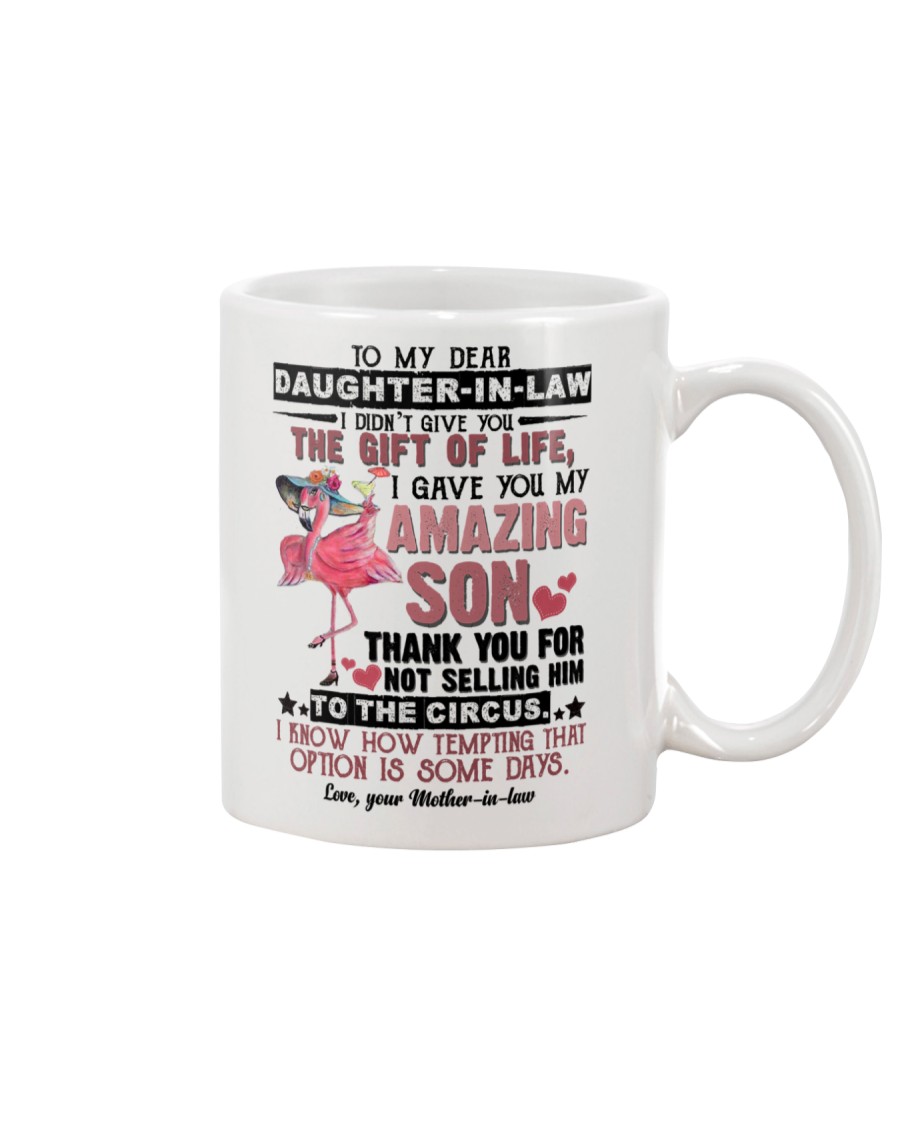 TO MY DAUGHTER-IN-LAW - FLAMINGO - CIRCUS Mug