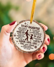 Christmas - To My Daughter - Today Is A good Day Circle ornament - single (porcelain) aos-circle-ornament-single-porcelain-lifestyles-09