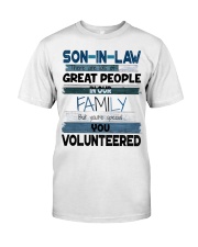 T-SHIRT - SON-IN-LAW - VINTAGE - YOU VOLUNTEERED Classic T-Shirt front