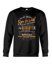 TO MY SON-IN-LAW - VINTAGE - YOU VOLUNTEERED Crewneck Sweatshirt thumbnail