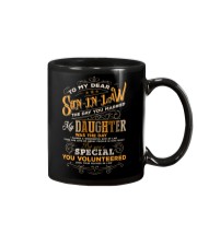 TO MY SON-IN-LAW - VINTAGE - YOU VOLUNTEERED Mug thumbnail