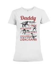 T-SHIRT - GREY - FAVORITE DINOSAUR Premium Fit Ladies Tee tile