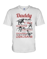 T-SHIRT - GREY - FAVORITE DINOSAUR V-Neck T-Shirt tile