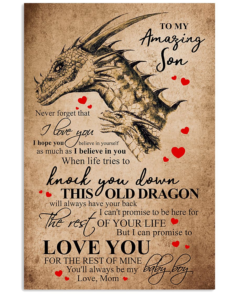 MOM TO SON 16x24 Poster