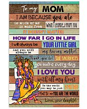TO MY MOM - HIPPIE - MY LOVING MOTHER 16x24 Poster front