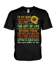 TO MY DAUGHTER-IN-LAW - VINTAGE - CIRCUS V-Neck T-Shirt thumbnail
