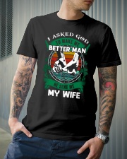 HUSBAND T-SHIRT Classic T-Shirt lifestyle-mens-crewneck-front-6