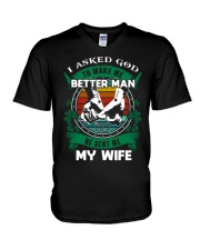 HUSBAND T-SHIRT V-Neck T-Shirt thumbnail