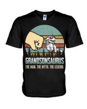 GRANDSON - THE MAN - THE LEGEND V-Neck T-Shirt thumbnail