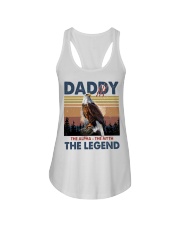 T-SHIRT - TO MY DAD - VINTAGE - EAGLE Ladies Flowy Tank tile