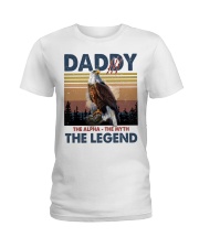 T-SHIRT - TO MY DAD - VINTAGE - EAGLE Ladies T-Shirt tile