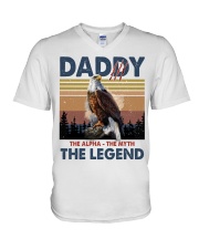 T-SHIRT - TO MY DAD - VINTAGE - EAGLE V-Neck T-Shirt tile