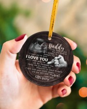 Christmas - I Can Hear You Say You love Me Circle ornament - single (porcelain) aos-circle-ornament-single-porcelain-lifestyles-09