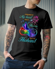MY ANGEL HUSBAND - A BIG PIECE OF MY HEART Classic T-Shirt lifestyle-mens-crewneck-front-6
