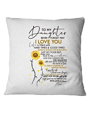 MOM TO DAUGHTER Square Pillowcase thumbnail