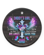 Angel - Christmas Circle ornament - single (porcelain) front