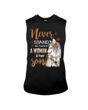 NEVER STAND - WOLF - WOMAN AND HER SON Sleeveless Tee thumbnail