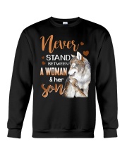 NEVER STAND - WOLF - WOMAN AND HER SON Crewneck Sweatshirt thumbnail