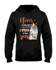 NEVER STAND - WOLF - WOMAN AND HER SON Hooded Sweatshirt thumbnail