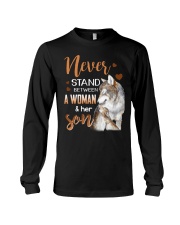 NEVER STAND - WOLF - WOMAN AND HER SON Long Sleeve Tee thumbnail