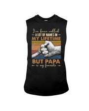 TO DAD AND GRANDPA - PAPA IS MY FAVORITE Sleeveless Tee tile