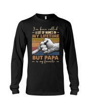 TO DAD AND GRANDPA - PAPA IS MY FAVORITE Long Sleeve Tee tile
