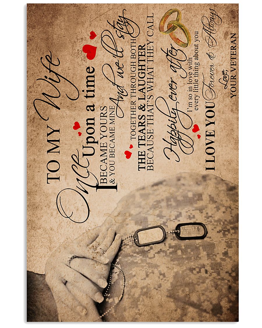 TO MY WIFE 16x24 Poster