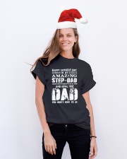 Step dad Classic T-Shirt lifestyle-holiday-crewneck-front-1