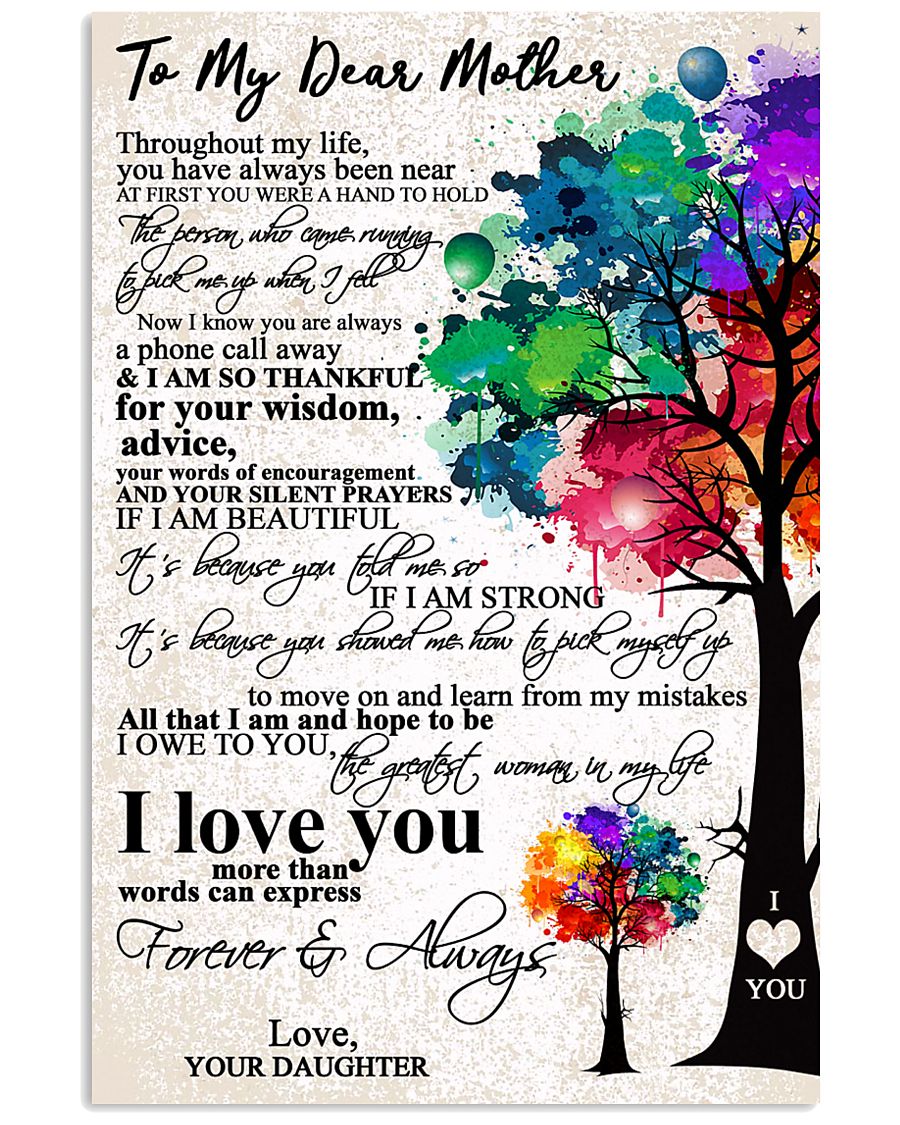 DAUGHTER TO MOM 16x24 Poster