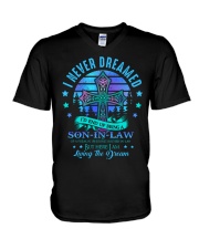 Son-in-law - Cross - T-Shirt V-Neck T-Shirt tile