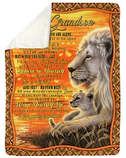 To Grandson - Just Do Your Best - Fleece Blanket Sherpa Fleece Blanket tile