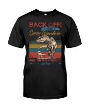 GRANDMA TO GRANDSON - BACK OFF - USE HER Classic T-Shirt thumbnail