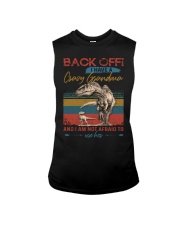 GRANDMA TO GRANDSON - BACK OFF - USE HER Sleeveless Tee thumbnail