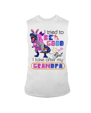 TO MY GRANDDAUGHTER - T REX - I TRIED TO BE GOOD Sleeveless Tee tile