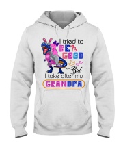 TO MY GRANDDAUGHTER - T REX - I TRIED TO BE GOOD Hooded Sweatshirt tile