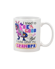 TO MY GRANDDAUGHTER - T REX - I TRIED TO BE GOOD Mug tile