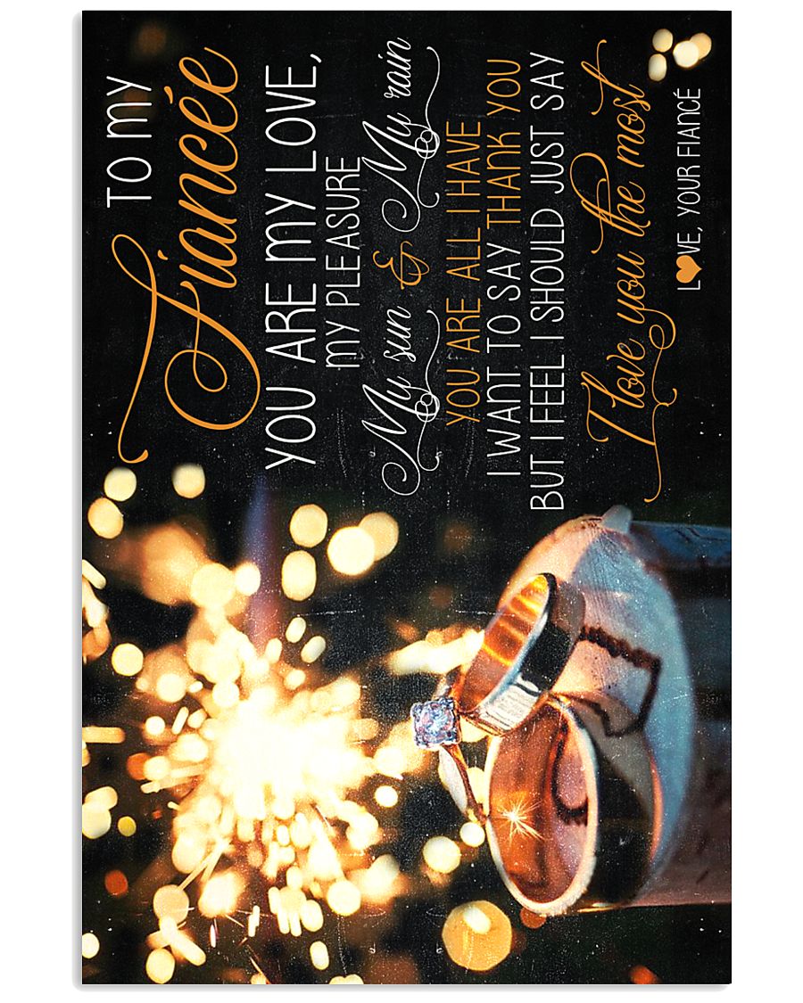 TO MY FIANCE'E 16x24 Poster