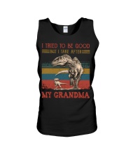 TO GRANDSON - T REX - TAKE AFTER Unisex Tank thumbnail