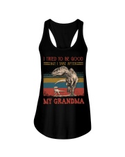 TO GRANDSON - T REX - TAKE AFTER Ladies Flowy Tank thumbnail