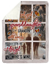 Angel Grandpa - I'm Not A Normal Girl Sherpa Fleece Blanket tile