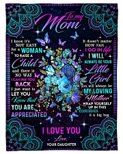 To My Mom - Fleece Blanket Small Fleece Blanket - 30" x 40" front