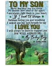 Mom To Son - t rex - never Feel That You 16x24 Poster front