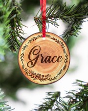 Christmas - Hope Love Blessed - Quote Set Circle ornament - single (porcelain) aos-circle-ornament-single-porcelain-lifestyles-07