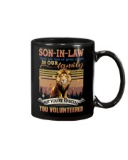 Son-in-law - Lion - You Volunteered - Poster Mug tile
