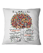 DAUGHTER TO MOTHER-IN-LAW Square Pillowcase thumbnail