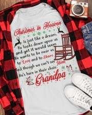 Angel Grandpa - Christmas in Heaven Classic T-Shirt apparel-classic-tshirt-lifestyle-front-163