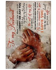 TO MY HUSBAND - COUPLE - I LOVE YOU 16x24 Poster front