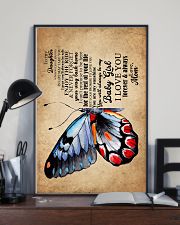 POSTER - TO MY DAUGHTER - BUTTERFLY - WHEREVER 16x24 Poster lifestyle-poster-2