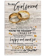 TO MY GIRLFRIEND 16x24 Poster front